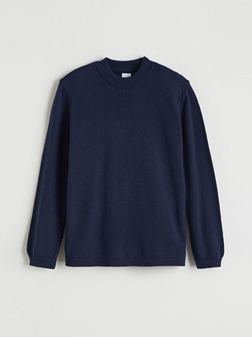 Bisiklet Yaka Erkek ?ocuk Triko Kazak