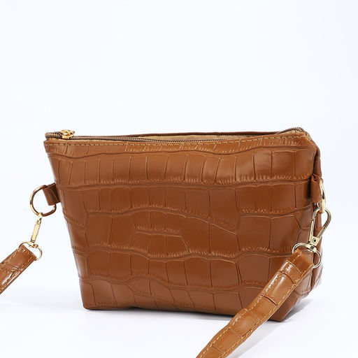 Сумка кросс-боди на молнии, цвет коричневый - Simaland фото 2