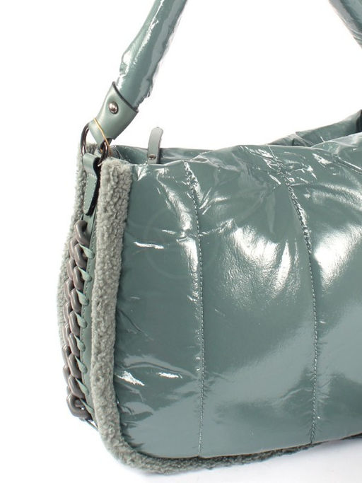 Сумка женская искусственная кожа BT-ST 0710, 1отд, плечевой ремень, зеленый SALE 258526 - Adelia фото 9