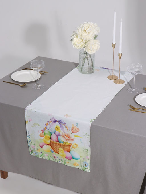 Дорожка на стол Этель Пасхальный цветок, 50?150 см, 100% хлопок, рогожка 160 г/м?