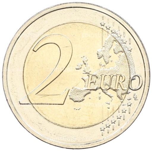 Монета 2 евро 2025 года A Германия 35 лет объединению Германии