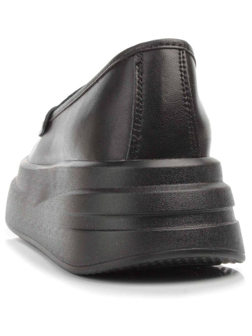 03-PDE31-2 BLACK Лоферы женские (натуральная кожа) - Фабричный китай фото 6