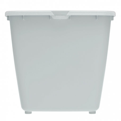 Контейнер для продуктов 10,5л, 33,7х23,8х21,7см, откидная крышка с отверстиями, полипропилен, серый (Россия) - Домашняя мода фото 7