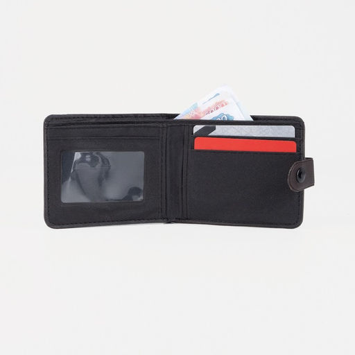 Портмоне на кнопке, для купюр, для карт, для монет, цвет коричневый - Simaland фото 5