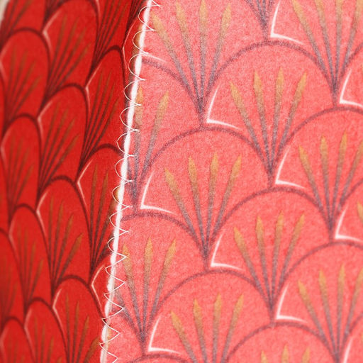 Набор для бани с принтом Огненный дракон: шапка, рукавица, коврик, красный - Simaland фото 2