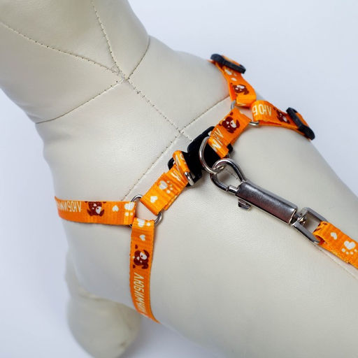 Комплект Любимчик, шлейка 24-34 см, поводок 120х1 см - Пушистое счастье фото 6