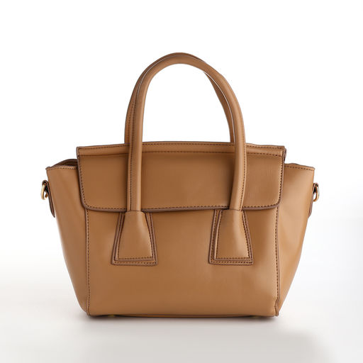 Сумка женская мессенджер на магните, 35×15×23 см, бежевая