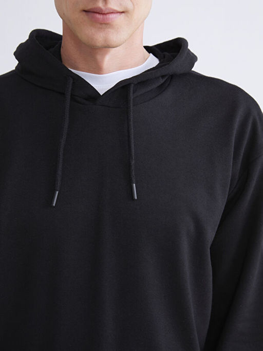 Uzun Kollu Erkek Hoodie