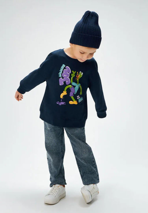 ACOOLA / Джемпер детский для мальчиков Evzen холодный синий  фото 2