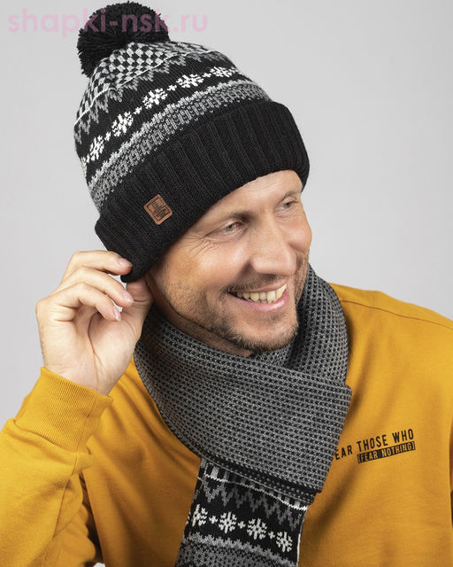 XM 28 XF 28 Комплект мужской (колпак+шарф)