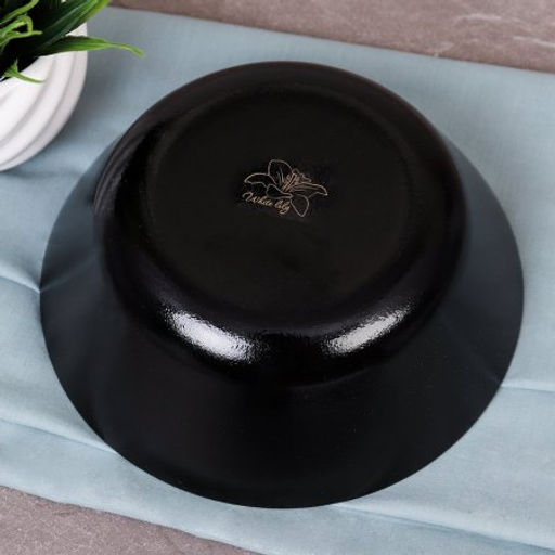 Салатник 550 мл 155 мм ЕВРО черный / BNNW60T(BLACK) /уп 48/ - Галеонтрейд фото 3