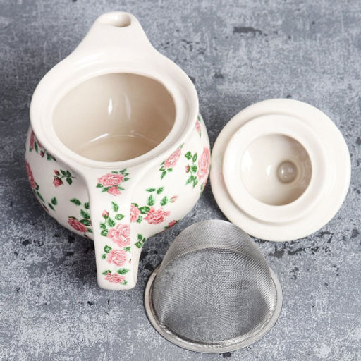 Чайник заварочный 400 мл с металлическим ситом / KJ-493 /уп 60/ - Галеонтрейд фото 7