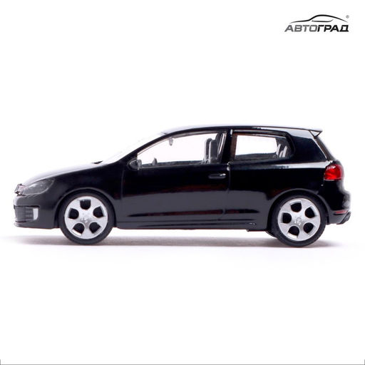 Машина металлическая VOLKSWAGEN GOLF GTI, 1:43, цвет чёрный - АвтоГрад фото 4