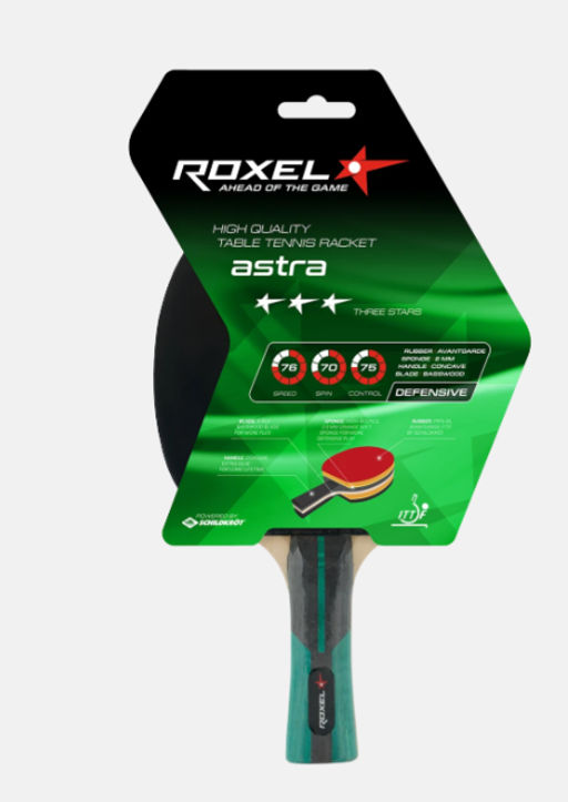 Ракетка для настольного тенниса Roxel 3* Astra, коническая  фото 7