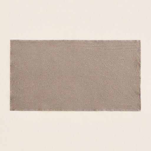 Полотенце вафельное SL HOME: Linen «Саббиа», 60×140 см, бежевое