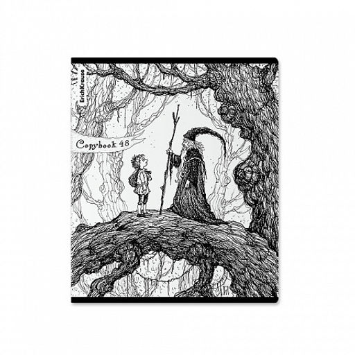 Цена за 5 шт. Тетрадь общая ученическая ErichKrause Монохромная история, 48 листов, клетка, твин-лак_MIX-PACK фото 3