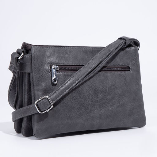 Сумка-мессенджер на молнии, цвет тёмно-серый - Simaland фото 2
