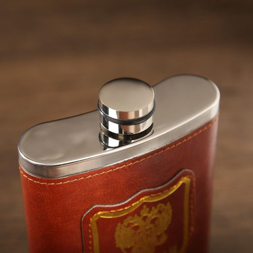 Фляжка Герб, нержавеющая сталь, 300 мл, 10 oz