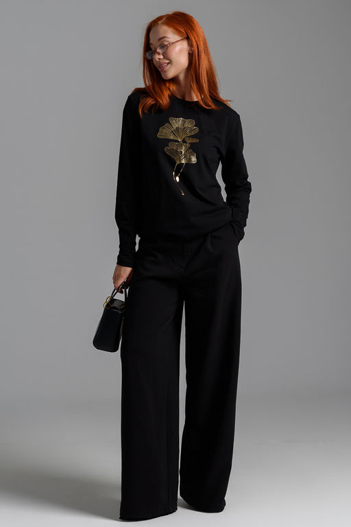 8519/1 Футболка с длинным рукавом женская