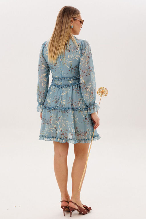 Платье ANELLI 1830 аквамарин  фото 8