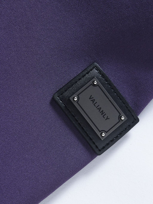 Куртка женская гибридная стёганая с капюшоном с графеновой подкладкой фиолетового цвета 9630_1F