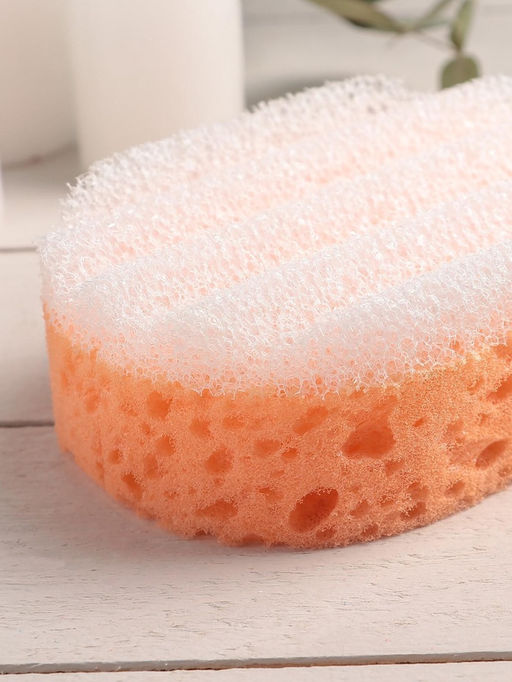 Цена за 4 шт. Губка для тела массажная «Эмоция», 13×8.5×5 см см, МИКС