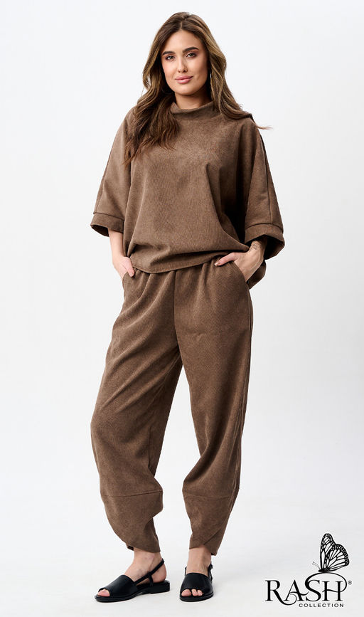 Костюм "Boho" микровельвет бежевый Цвет:как на фото