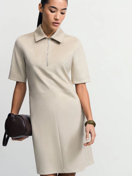 Платье мини из искусственной замши / Zarina