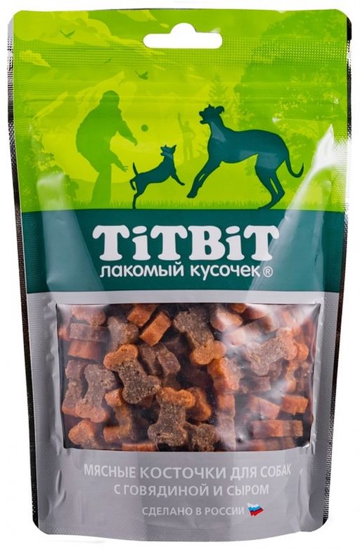 Титбит Косточки мясные для собак с говядиной и сыром 1/36 4690538012864