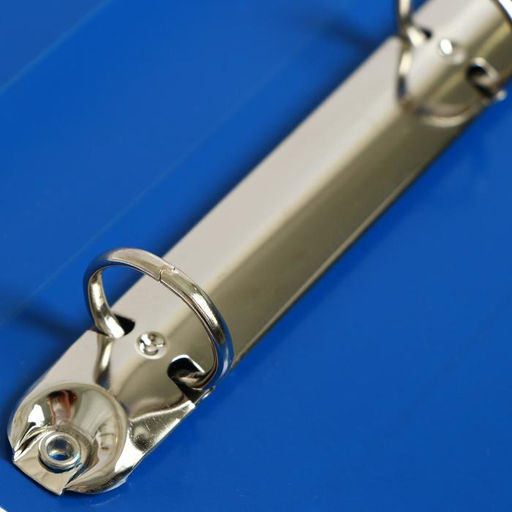 Папка на 4 кольцах А4, Calligrata, 25 мм, 500 мкм, синяя  фото 3