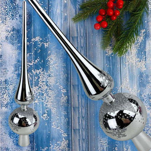 Елочное украшение верхушка пика на елку 28см