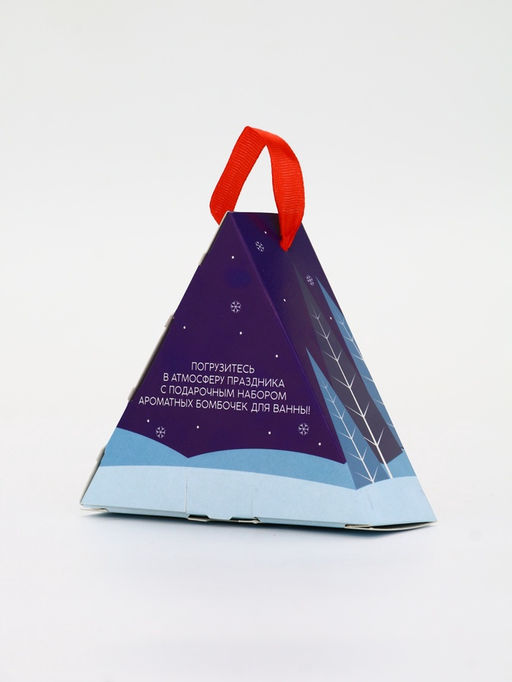 Бомбочки для ванны «Мишка», 3 шт х 40 г, морозная черника, URAL LAB