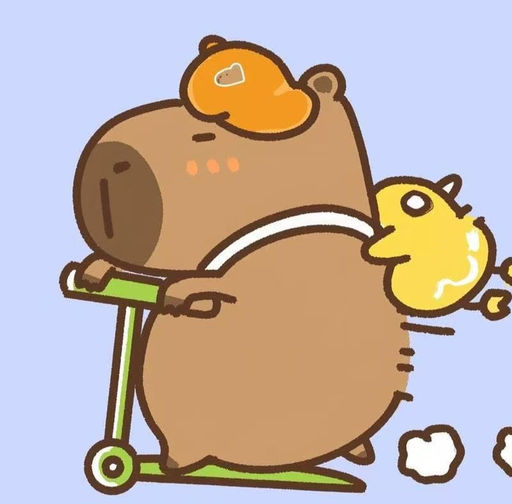 Алмазная мозаика на подрамнике Draw Me! Capybara on a scooter, (20*20 см)
