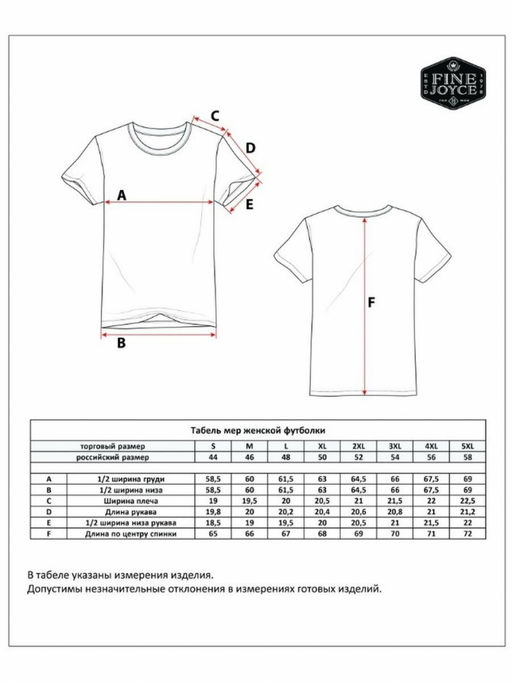 Футболка женская с принтом F312-03-771 ментоловая - Fine joyce фото 2
