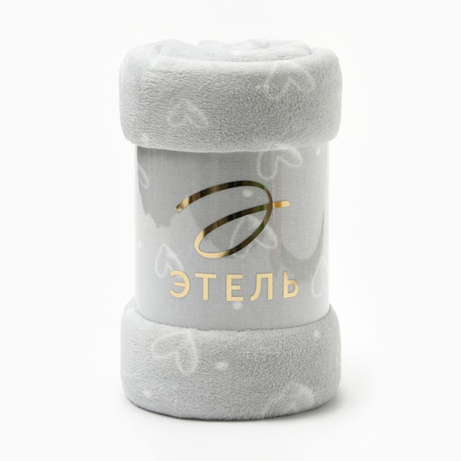 Плед Этель. Сердечки, 180?200 см, корал-флис  фото 13