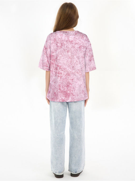 Футболка Винтаж Бело - Розовый Девочка - София фото 2