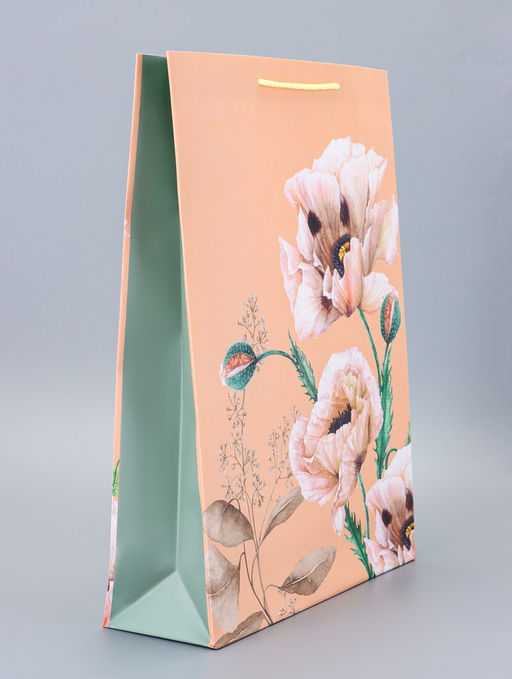 Цена за 2 шт. Пакет подарочный ламинированный Самой лучшей 33?42.5?10 см