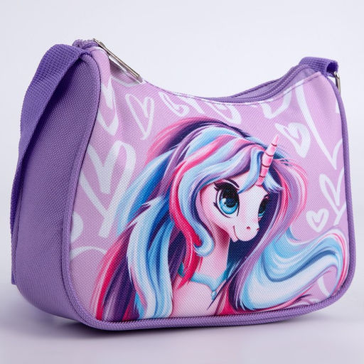 Сумка детская, текстильная, Волшебный единорог 4 см х 17 см х 13 см - NAZAMOK KIDS фото 2