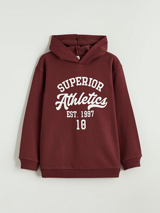 Kap??onlu Erkek ?ocuk Kal?n Sweatshirt