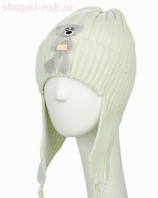 01-29-R Ушанка для девочки флис (48-52)