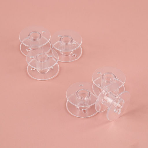 Цена за 10 шт. Набор шпулек, d=19 мм, 6 шт., прозрачный