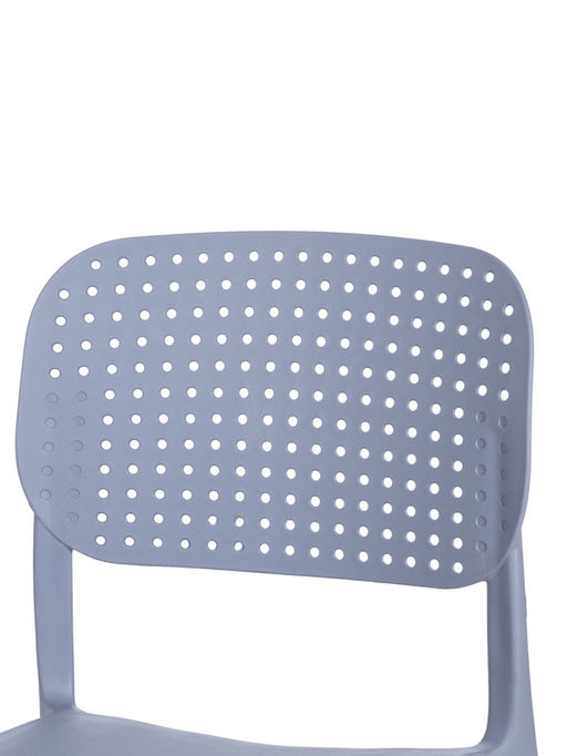 Стул пластиковый, графит