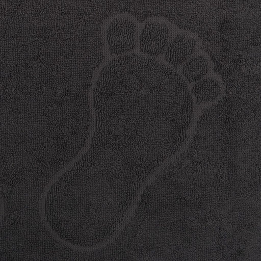 Полотенце махровое для ног 50х70см, графит 100% хлопок, 400 г/м - Текстиль центр фото 3