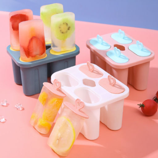 Форма для льда/мороженого, 4 ячейки / N117 /уп 100/микс - Галеонтрейд фото 2