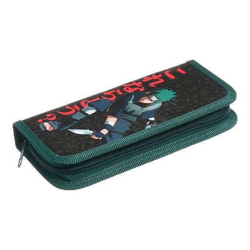 Пенал школьный, 1 секция, 9×19.5×2.5 см «Аниме боец»
