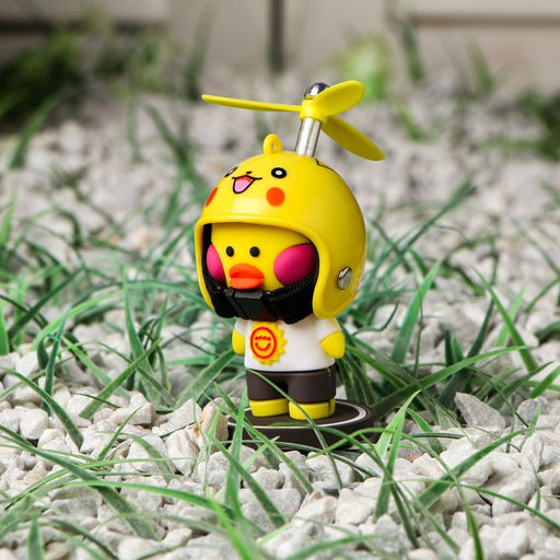 Утка с пропеллером, жёлтая