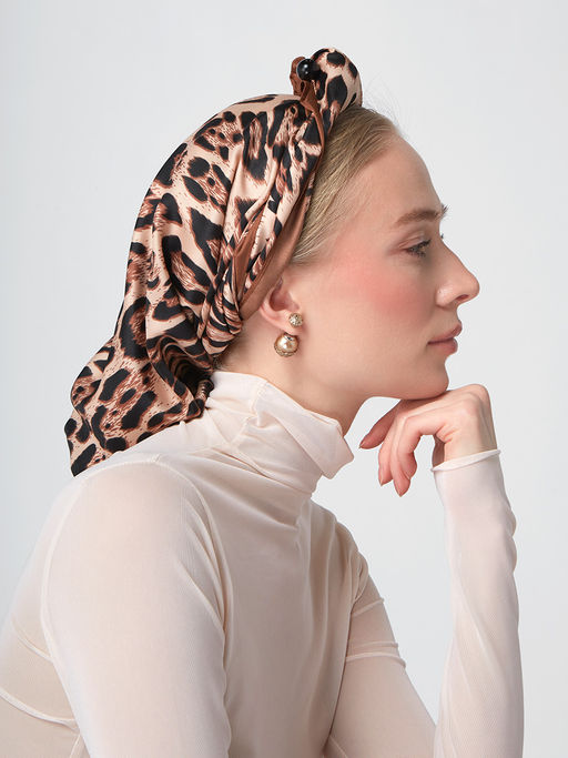 Большой, мягкий, тонкий и очень нежный платок с рисунком. - Tantino фото 2