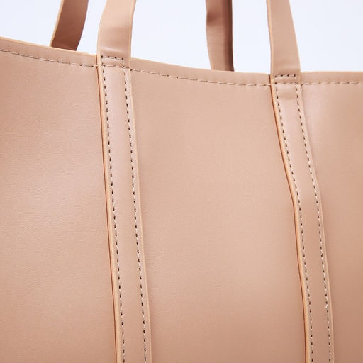 Сумка-тоут на молнии, цвет бежевый - Simaland фото 4