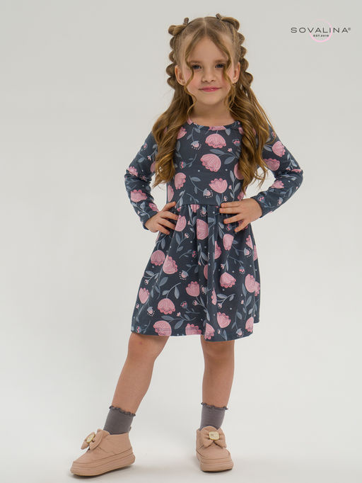 Платье Эля тюльпаны в дымке - Sovalina фото 12