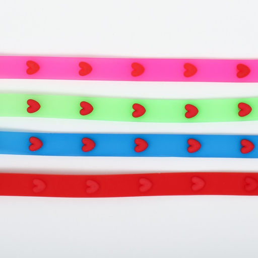 Ошейник из морозостойкого мягкого пластика Люблю сердечно, 30 х 1 см, микс цветов - Пижон фото 7